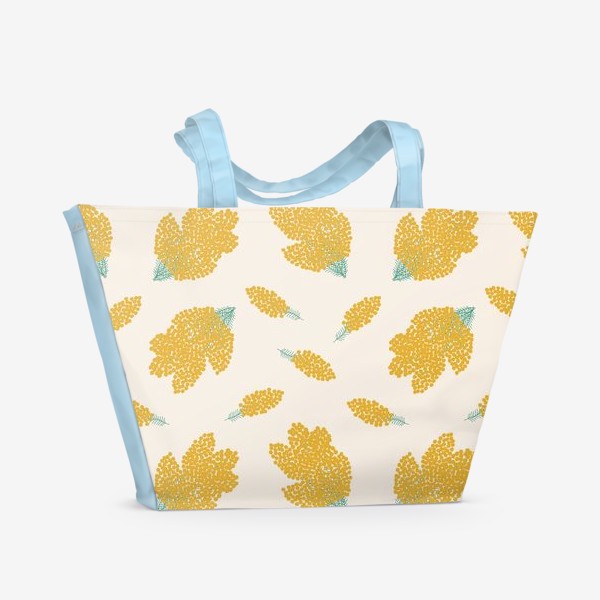 Пляжная сумка «Желтая мимоза»