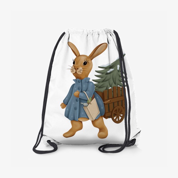 Рюкзак «Кролик готовится к Новому Году 2023»