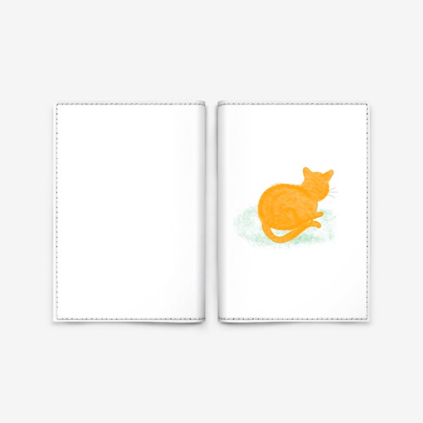 Обложка для паспорта «Рыжий котик »
