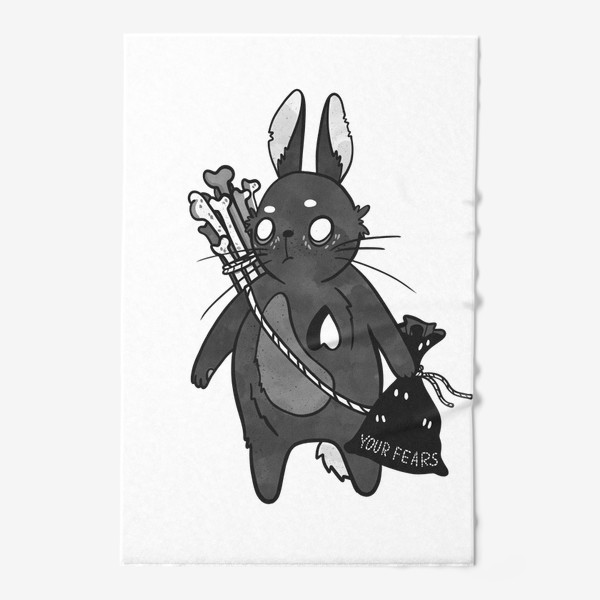 Полотенце «Бесстрашный Кролик!»