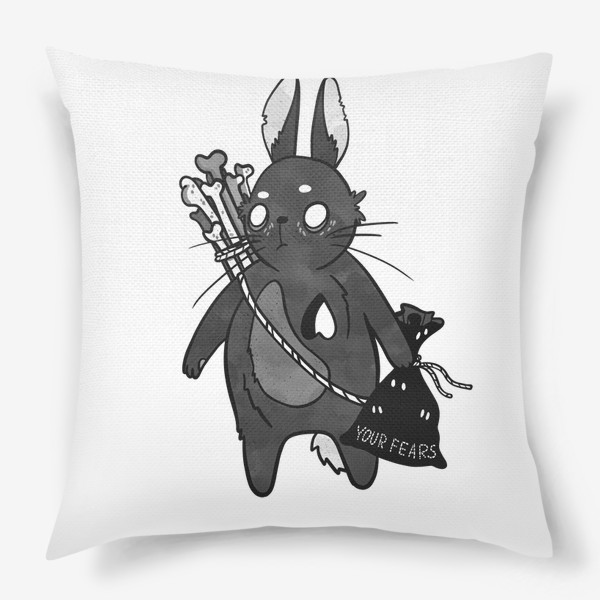 Подушка «Бесстрашный Кролик!»
