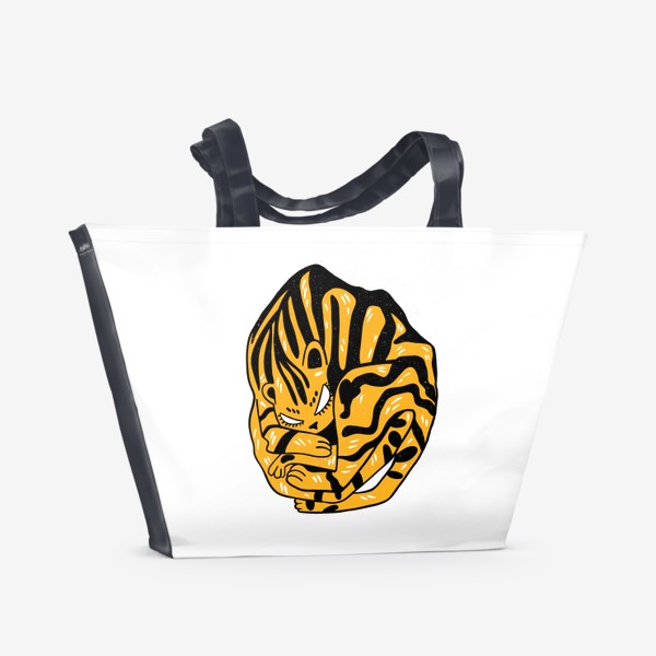 Пляжная сумка «Спящий тигр»