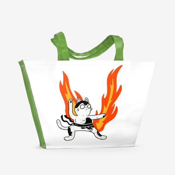 Пляжная сумка «Огненный боец!»