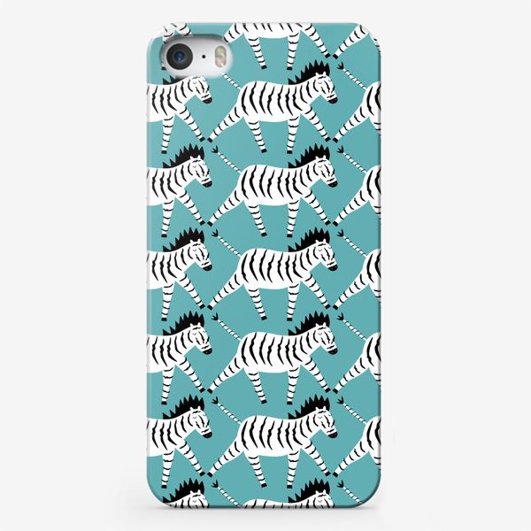 Чехол iPhone «Милые зебры»