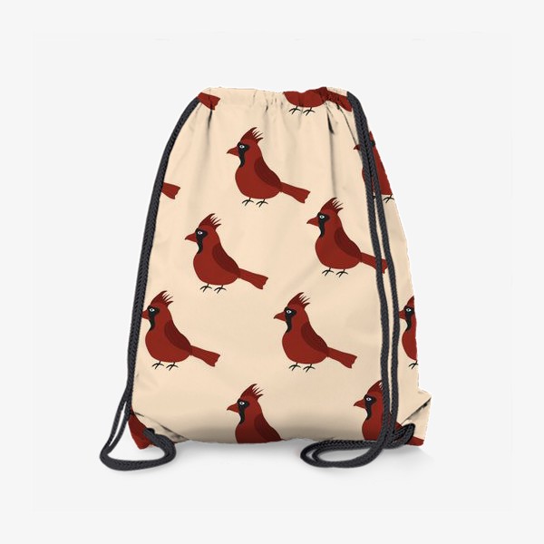 Рюкзак «Птичка красный кардинал»