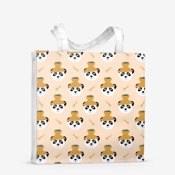 Сумка-шоппер «Азиатские панды»