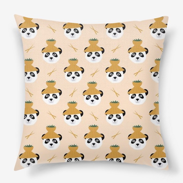 Подушка «Азиатские панды»