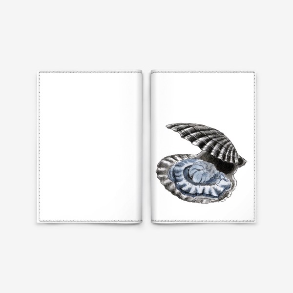 Обложка для паспорта «Ракушка морской гребешок»