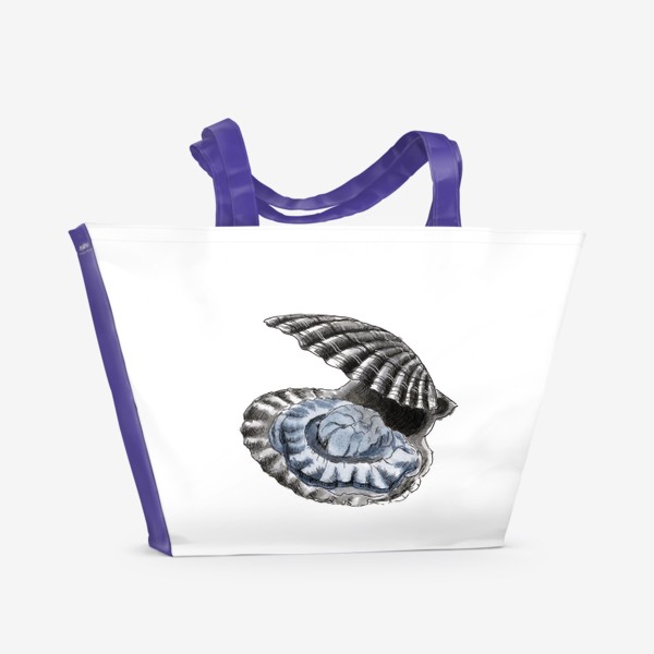 Пляжная сумка &laquo;Ракушка морской гребешок&raquo;