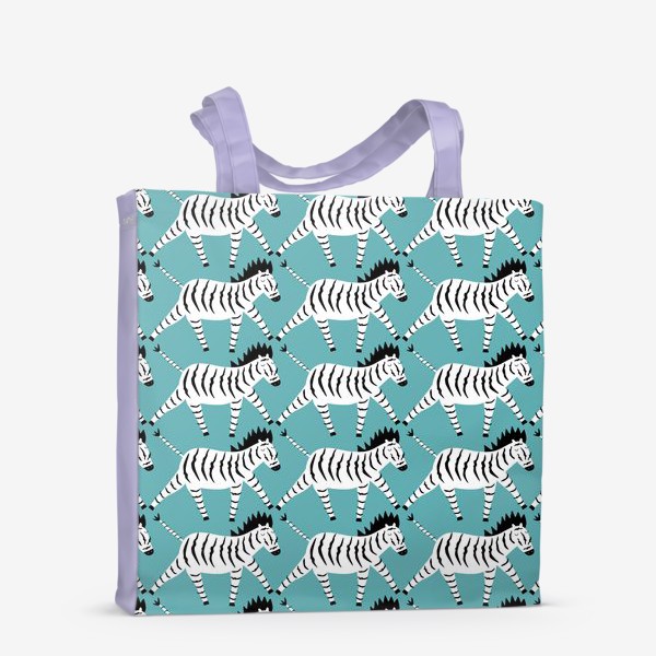 Сумка-шоппер «Милые зебры»