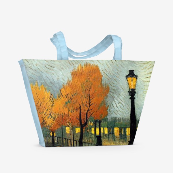 Пляжная сумка «Осенний Париж»