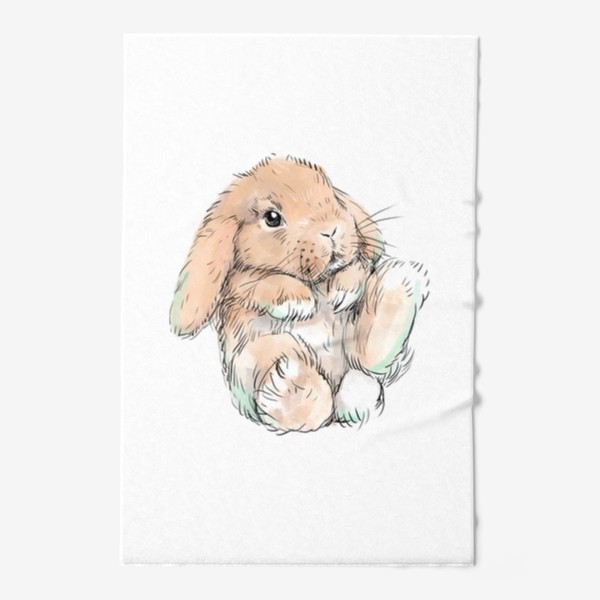 Полотенце «Кролик 2 рыженький»