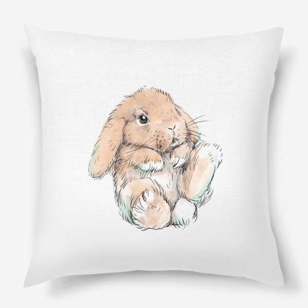 Подушка «Кролик 2 рыженький»