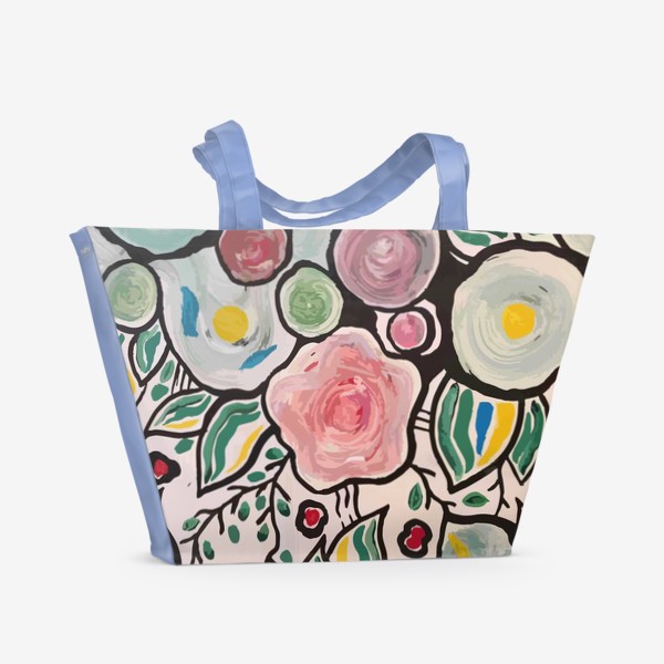 Пляжная сумка «Фарфоровый сад»