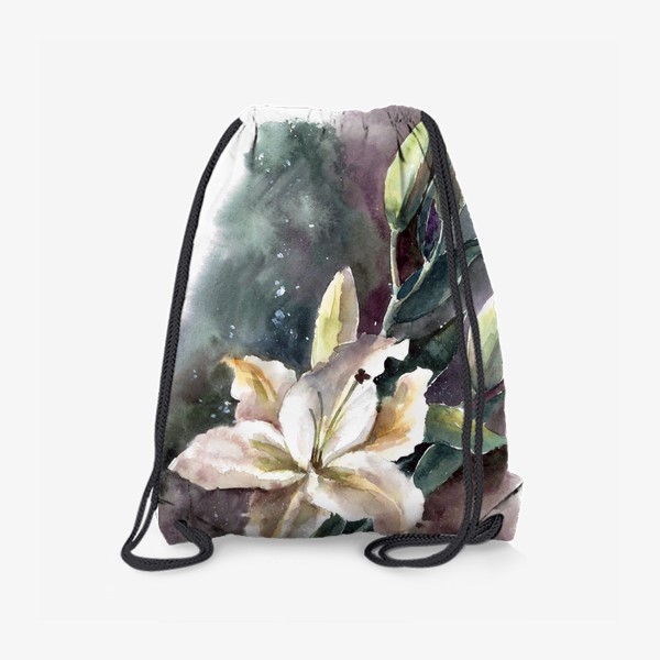 Рюкзак «Акварель цветок Лилия»