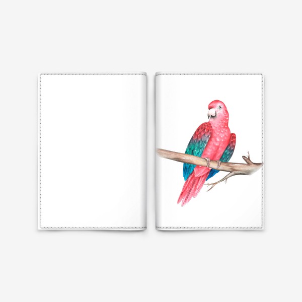Обложка для паспорта «Попугай Ара- лучший друг пирата. »