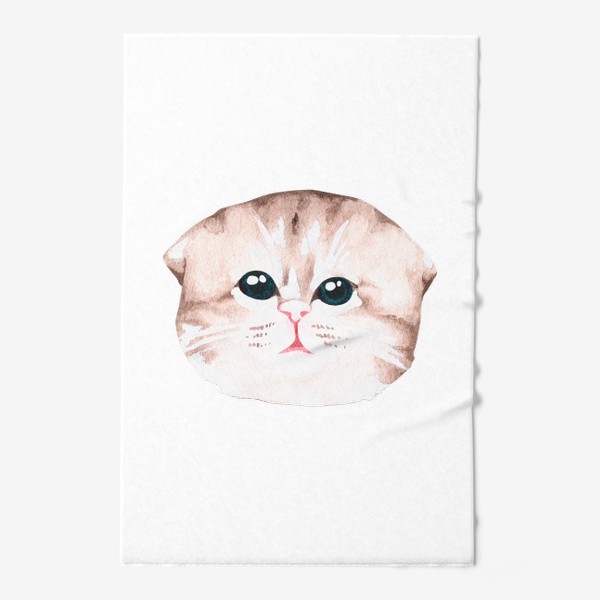 Полотенце «Милый серый котенок»