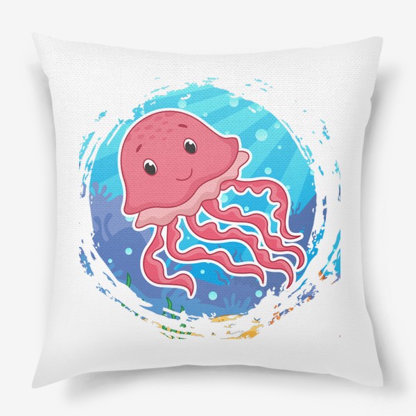 Подушка «Милая морская медуза»