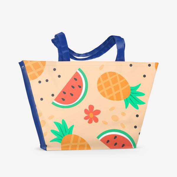 Пляжная сумка «Сочные фрукты»