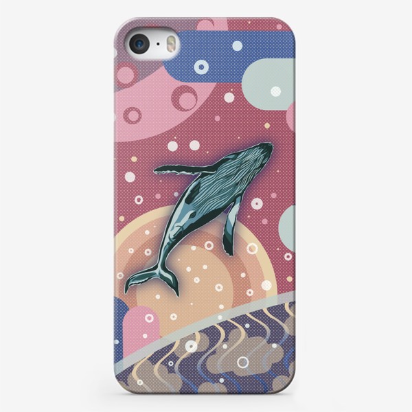Чехол iPhone «Космический кит»