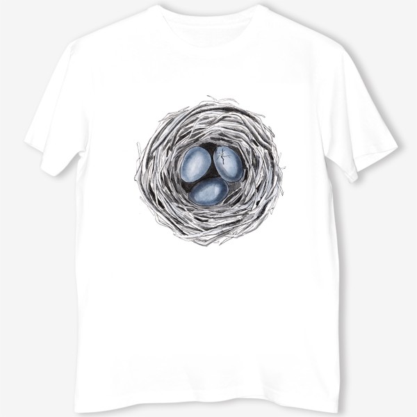 Футболка «Птичье гнездо с яйцами»