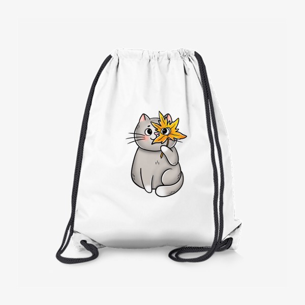 Рюкзак «Кот и кленовый лист»