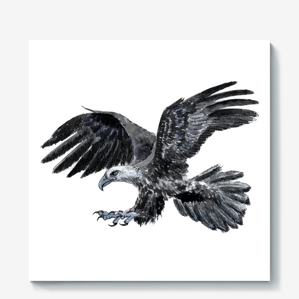 Холст &laquo;летящий орел птица&raquo;