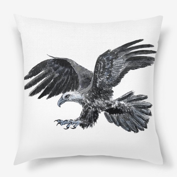 Подушка «летящий орел птица»