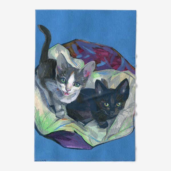 Полотенце «Два котенка»