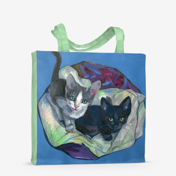 Сумка-шоппер «Два котенка»