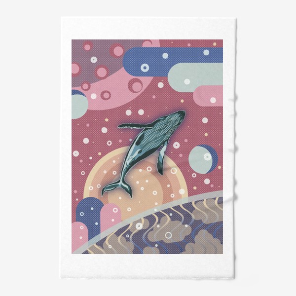 Полотенце «Космический кит»
