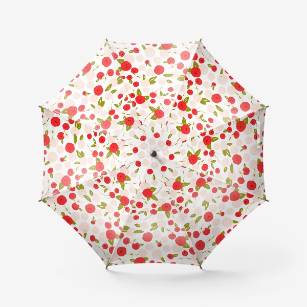 Зонт «розочки на белом»