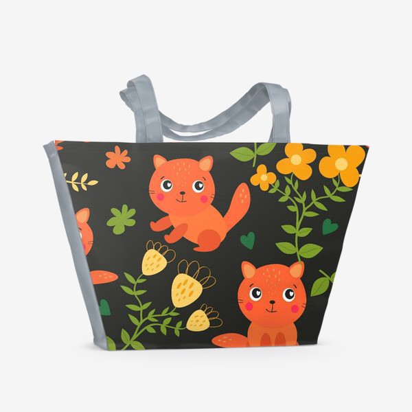 Пляжная сумка «Рыжие котята»
