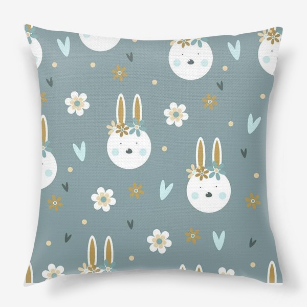 Подушка «Милые зайчата»