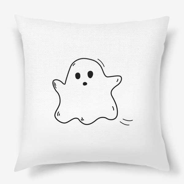 Подушка «Хэллоуинский призрак»