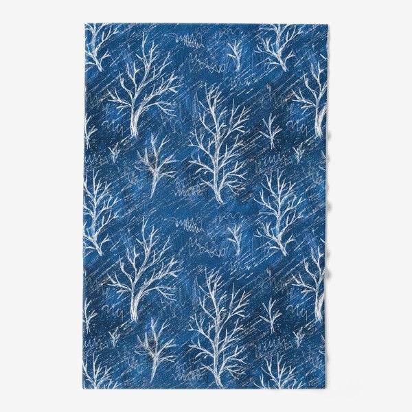 Полотенце «Зимние деревья в снегу»