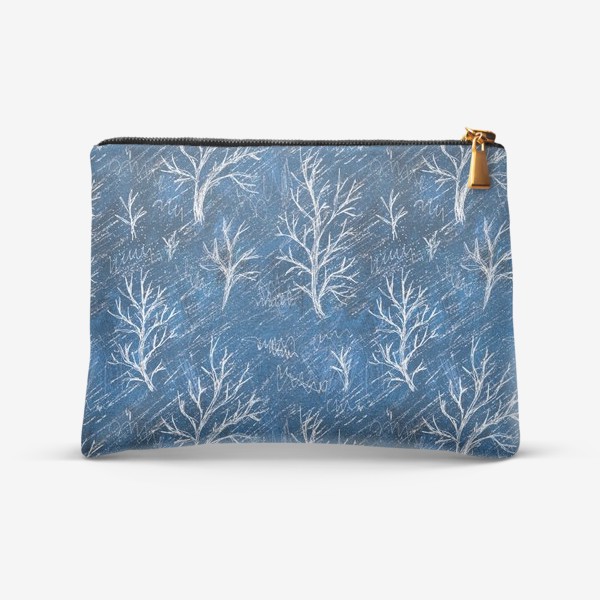 Косметичка «Зимние деревья в снегу»