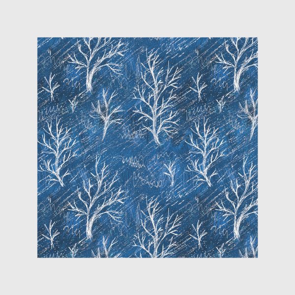 Скатерть «Зимние деревья в снегу»