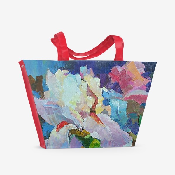 Пляжная сумка «ирисы»