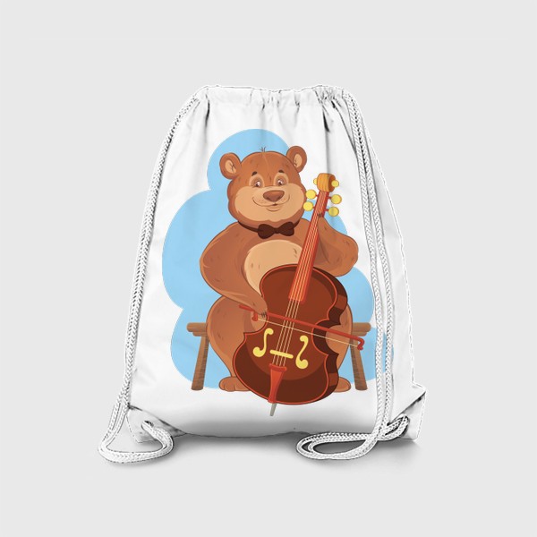 Рюкзак «Мишка играет на виолончели»