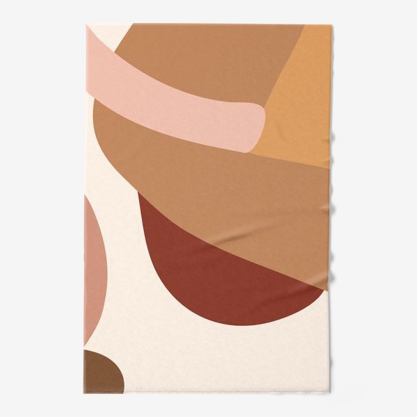 Полотенце «Абстракция в коричневых тонах/Abstraction in brown shades»