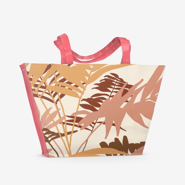 Пляжная сумка «Листья пальмы №4 / Palm Leaves №4»