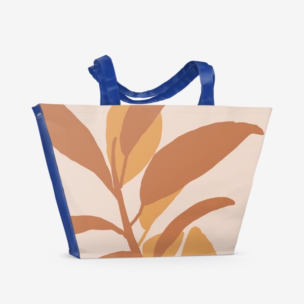 Пляжная сумка «Карамельный фикус / Caramel Ficus»