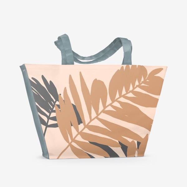 Пляжная сумка «Пальмовые листья №3 / Palm Leaves №3 »