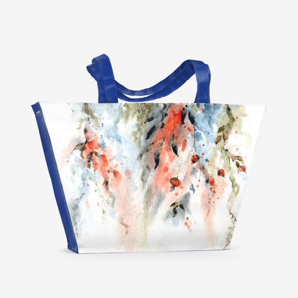 Пляжная сумка «Акварельная абстракция»