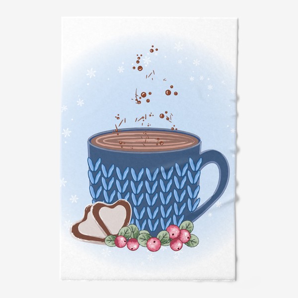 Полотенце «Горячий кофе с шоколадом»