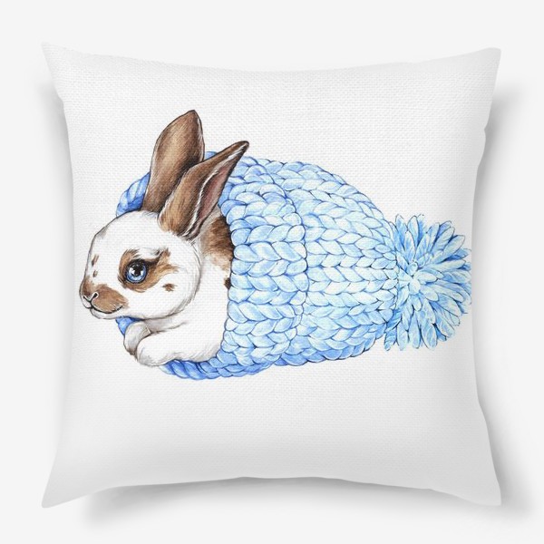 Подушка «Кролик в шапке»
