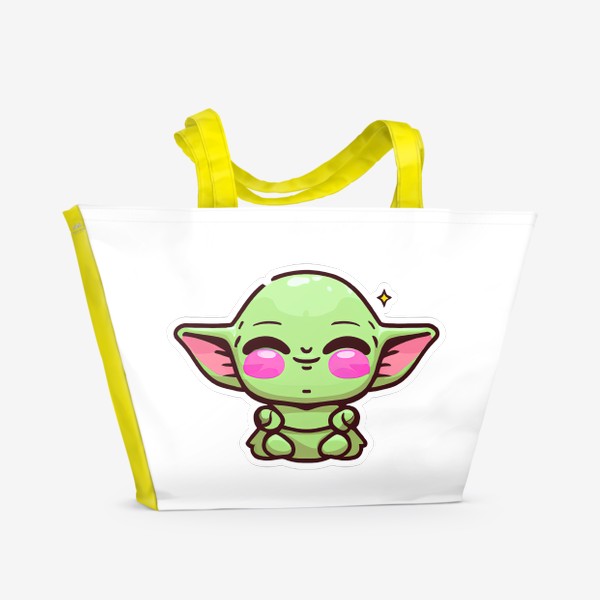 Пляжная сумка «Baby Yoda»
