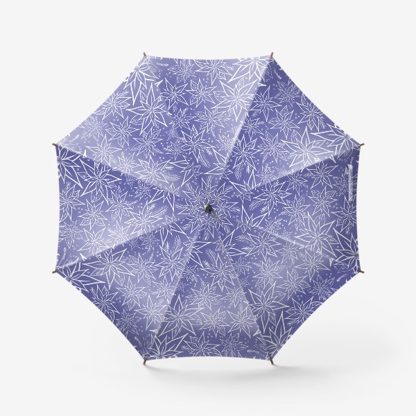 Зонт «Абстрактный новогодний узор»