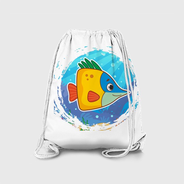 Рюкзак «Морская мультяшная рыбка»